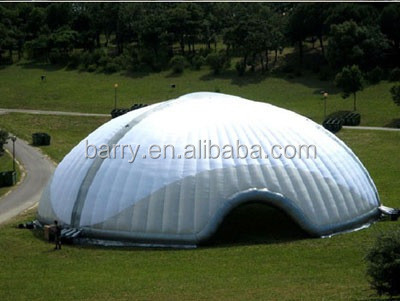 Gebäudestruktur-Hauben-aufblasbares Zelt mit Siebdruck