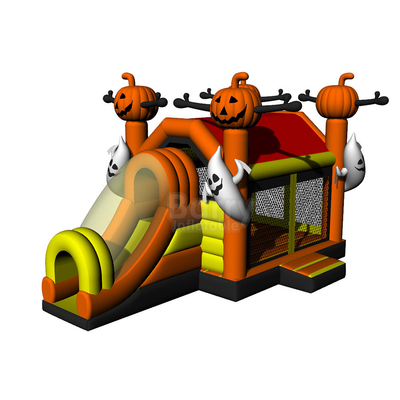 Aufblasbares Prahler-Haus-springendes Schloss Kind-PVCs für Halloween-Festival