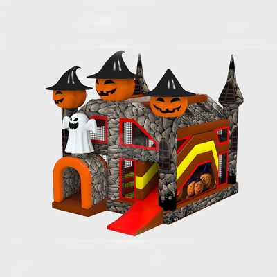 Aufblasbares Prahler-Haus-springendes Schloss Kind-PVCs für Halloween-Festival