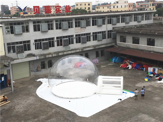 Löschen 1mm PVC-Planen-aufblasbare Blasen-Häuschen-Zelt-Feuer-Beweis-einfache Einrichtung