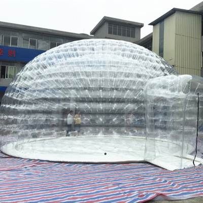 Löschen 1mm PVC-Planen-aufblasbare Blasen-Häuschen-Zelt-Feuer-Beweis-einfache Einrichtung