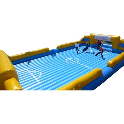 Doppelte Tripple-Stich-Planen-aufblasbarer Sportspiel-Seifen-Fußballplatz