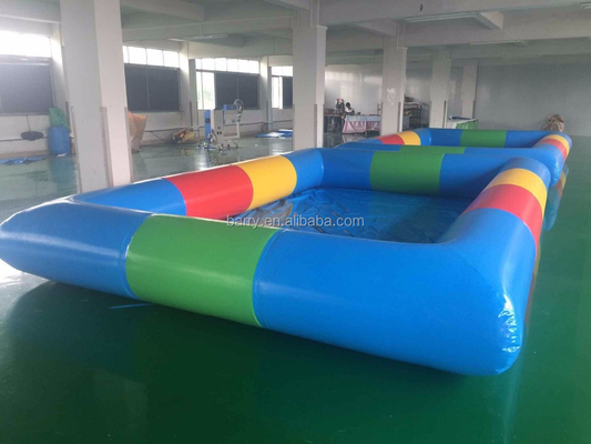 Bunter erwachsener aufblasbarer Swimmingpool 0.9mm PVCs für im Freien