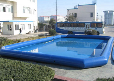 Kinderblauer aufblasbarer tiefer Swimmingpool, groß über Grundexplosions-Pools