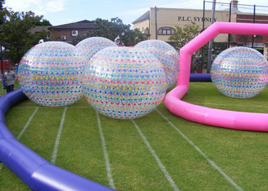Kommerzielle aufblasbare Spiele im Freien, riesiger aufblasbarer Zorb-Ball/menschlicher Hamster-Ball
