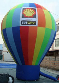 Enorme wasserdichte Regenbogen-Erdaufblasbare Ballone für die Werbung