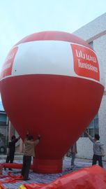 Rote Förderungs-aufblasbare Werbungs-Produkte, Werbungs-Ballone für Miete