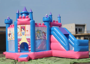 Große aufblasbare kombinierte Miete Prinzessin-Jumping Castle With Slide im Freien