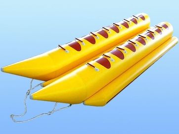Kundengebundenes dauerhaftes aufblasbares Fliegen-Fisch-Bananen-Boot/Spielzeug-aufblasbares Boot
