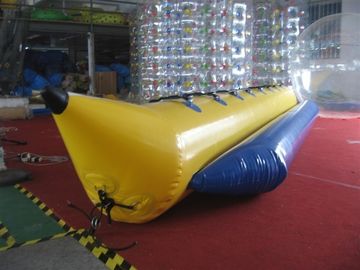 Ozean-Reiter-aufblasbare Wasser-Spielwaren, aufblasbare PVC-Boots-Wasserrutsche für einröhriges