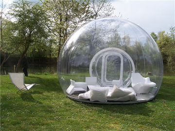 Transparenter Raum-aufblasbares Zelt, aufblasbares Blasen-Zelt mit Gebläse