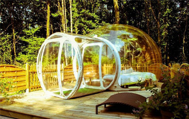 Transparenter Raum-aufblasbares Zelt, aufblasbares Blasen-Zelt mit Gebläse