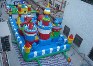 Kinderaufblasbares federnd Schloss-im Freien aufblasbarer aufblasbarer Spaß-Stadt-Spielplatz
