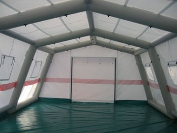 Traditionelle weiße Krankenhaus-Farbaufblasbares Zelt, aufblasbares Zelt 0.65mm PVCs Not