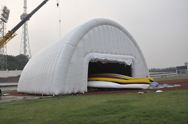 Aufblasbares Sport-Zelt professionelles Weiß im Freien PVCs für Ereignis 40 × 15m
