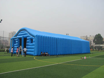 Kommerzielle blaue Farbaufblasbares Zelt/aufblasbares Lager-Zelt für Lagerung