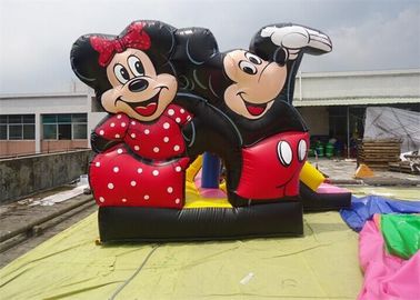 Aufblasbares aufprallendes Haus Soems Lagre Mickey Mouse mit Logo-Drucken