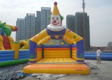 Dauerhafter Clown im Freien, der aufblasbaren Prahler für Kinder, EN14960 springt