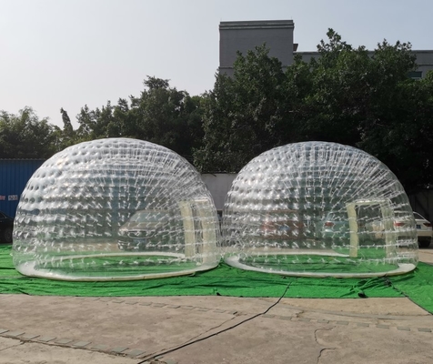 PVCs transparenter luftdichter aufblasbarer Durchmesser des Blasen-Zelt-5m
