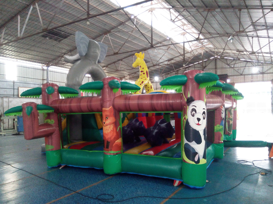 8x6m spielen aufblasbare Trampoline-Freizeitpark-Kinder Vergnügungspark-Ausrüstung
