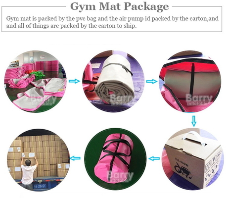 Taumelschwingungsturnhallen-Matte DWF 1.2mm Plato Inflatable Gymnastics Air Track