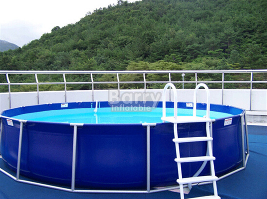 Durchmesser des kundenspezifischer runder mobiler Behälter-tragbarer Wasser-Pool-20m