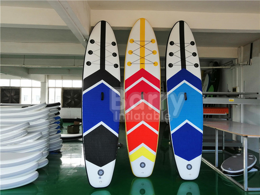 Der 2 Schicht-Tropfen-Stich PVC stehen schlürfen oben Radschaufel-aufblasbares Surfbrett
