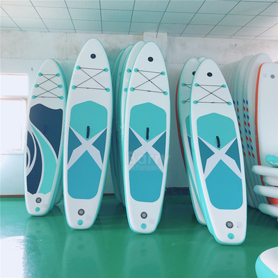 Der 2 Schicht-Tropfen-Stich PVC stehen schlürfen oben Radschaufel-aufblasbares Surfbrett