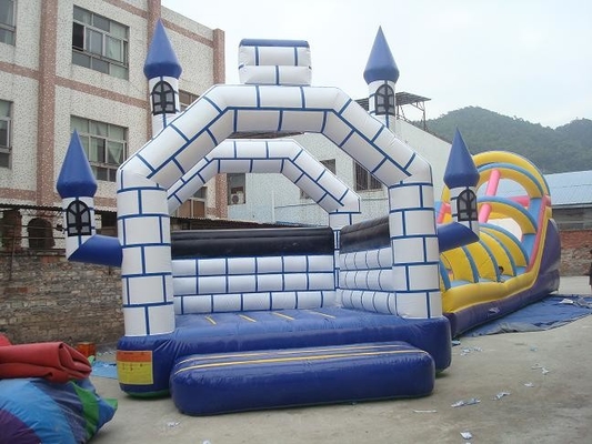 0.55mm PVChandelsprahler-kombiniertes aufblasbares springendes Schloss für Kinder