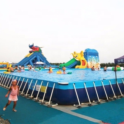 Plato Portable Water Pool Inflatable-Metallrahmen-Swimmingpool