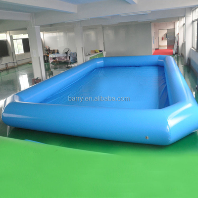 EN71 0.6mm materielles aufblasbares Swimmingpool-kundengebundenes Logo PVCs