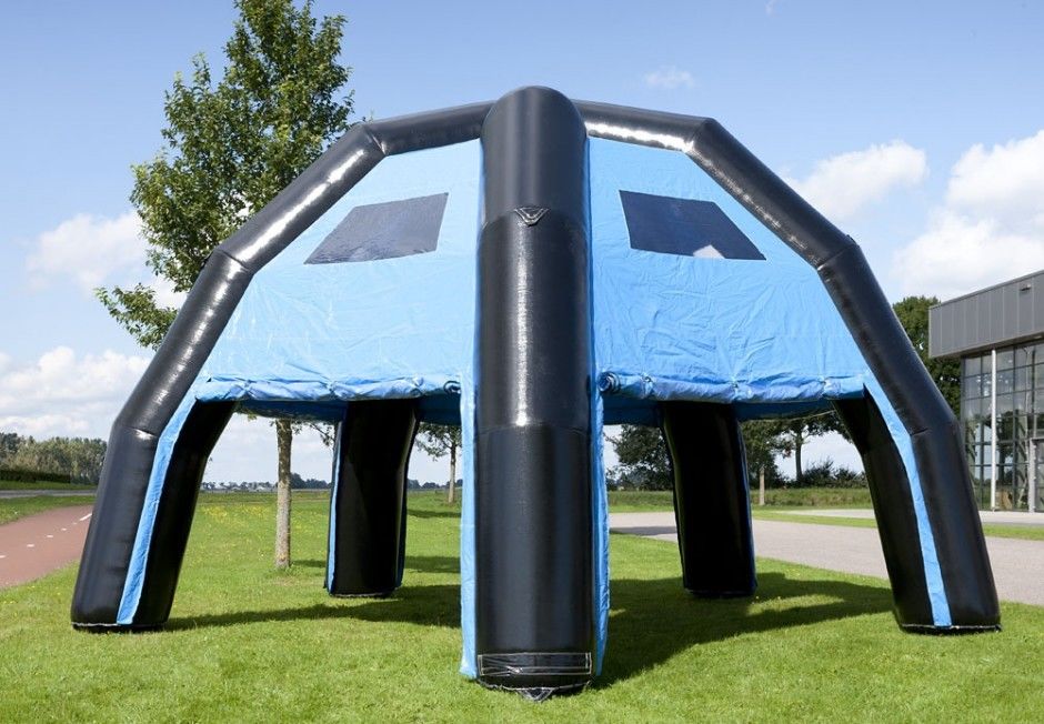 Blaue große Comercial-Grad-Hauben-aufblasbares Zelt-Wasser-Beweis PVC für die Werbung