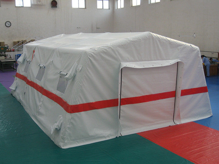 Traditionelle weiße Krankenhaus-Farbaufblasbares Zelt, aufblasbares Zelt 0.65mm PVCs Not