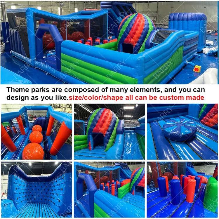 Gewerblicher Kinder-Innen-Spielplatz Set Aufblasbarer Themenpark Mit Sportspiel 1