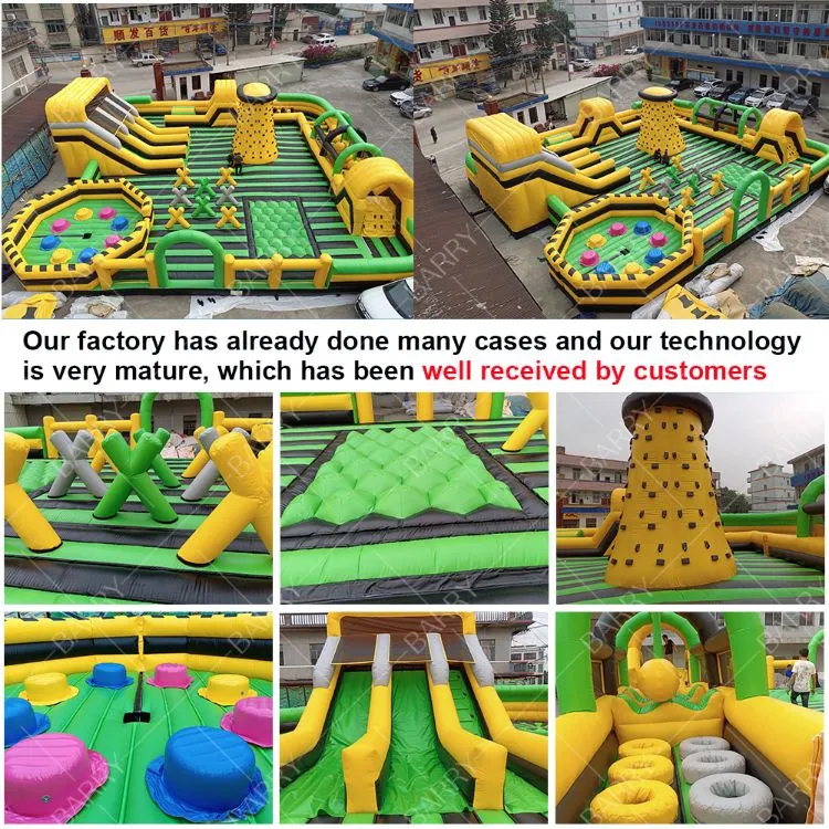 Custom World'S Biggest Kids Indoor Bounce House Vergnügungspark Aufblasplatz 3
