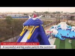 Großer aufblasbarer Wasserpark zum Verkauf