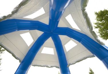 Blaue große Comercial-Grad-Hauben-aufblasbares Zelt-Wasser-Beweis PVC für die Werbung