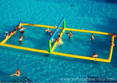 Comercial-Sport-Spiel-großes Wasser-aufblasbares Volleyball-Feld für Strand-Ereignis