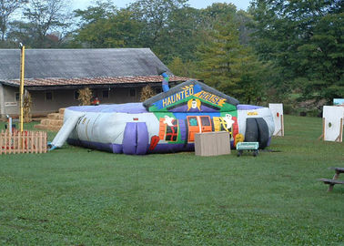 Kundengebundenes aufblasbares wechselwirkendes Spiel-Halloween-Laser-Labyrinth für Festival-Partei-Spaß