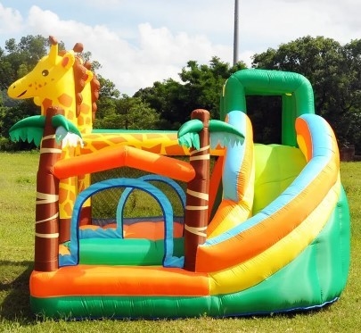 aufblasbare Trampoline-springender Schloss-Rotwild-aufblasbarer Vergnügungspark 0.55mm PVCs