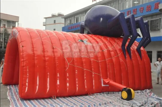 Sport, der aufblasbares Zelt-Spinnen-Tunnel-Zelt druckend im Freien annonciert