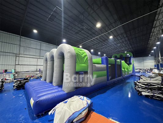 Riesige kommerzielle Veranstaltung Bounce House 5k Blow Up Hindernisplatz Sport Spiele für Kinder und Erwachsene Challenge