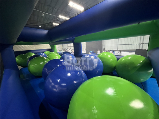 Outdoor-Sport-Spiel 5-Kilometer Barriere aufblasbare 5k Lauf Hindernis-Kurs Big Balls für kommerzielle Veranstaltung