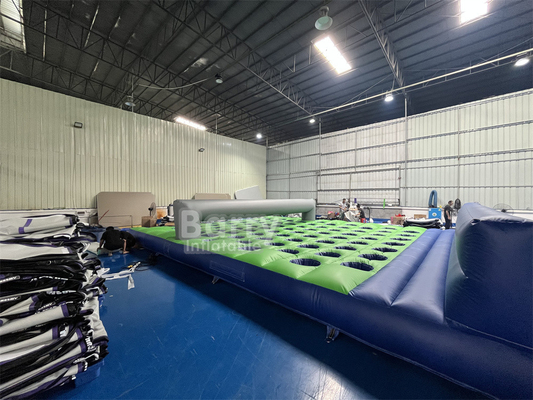 17.5m(L) X7.4m(W) X1.2m(H) Pvc Plane Aufblasmatratze Lauf für Wahnsinnige Aufblasbare 5k Hindernislauf Lauf