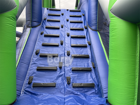 Sport-Spiel Crazy Jumping Kissen Jump Tower Freifall aufblasbare Sprung Airbag mit Plattform für aufblasbare 5K Hindernis