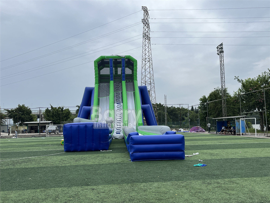 Custom Kid Party Spiel Hoch 36x14x13m Stativ Riesenschleudern für große Veranstaltungen 5 km aufblasbare Hindernisstrecke