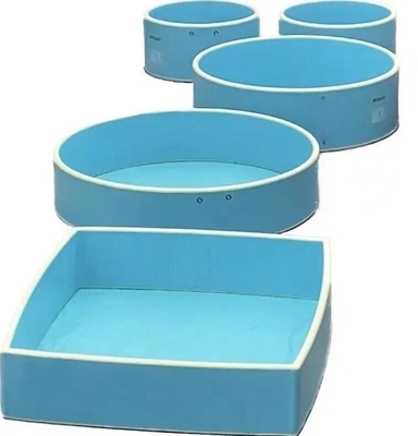 Einfach zu reinigen Klappbarer Drop Stitch Aufblasbarer Pool und Logo gedruckt Portable Drop Stich Pool