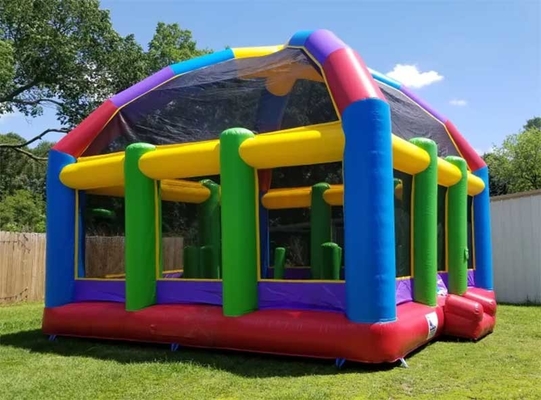 Gewerblich gefertigtes PVC Mega Dome Sprunghaus für Erwachsene zur Vermietung für Partys