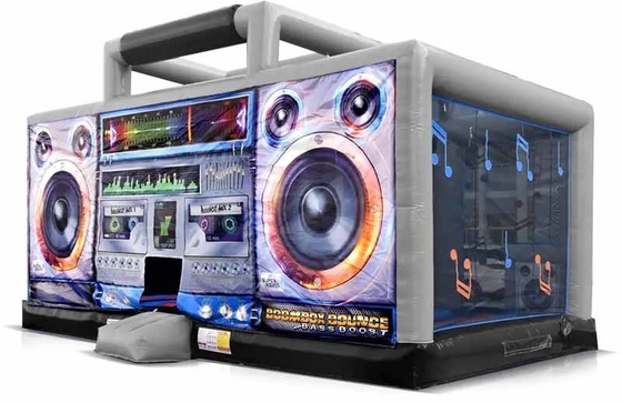 PVC Outdoor aufblasbare Boom Box Hüpfhaus Disco Dome Hüpfburg für Party-Veranstaltung