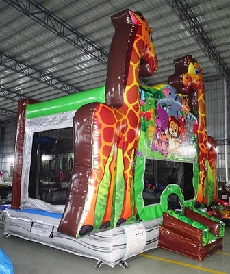 Logo Custom Giraffe Sprunghaus für Party Vermietung Geschäft